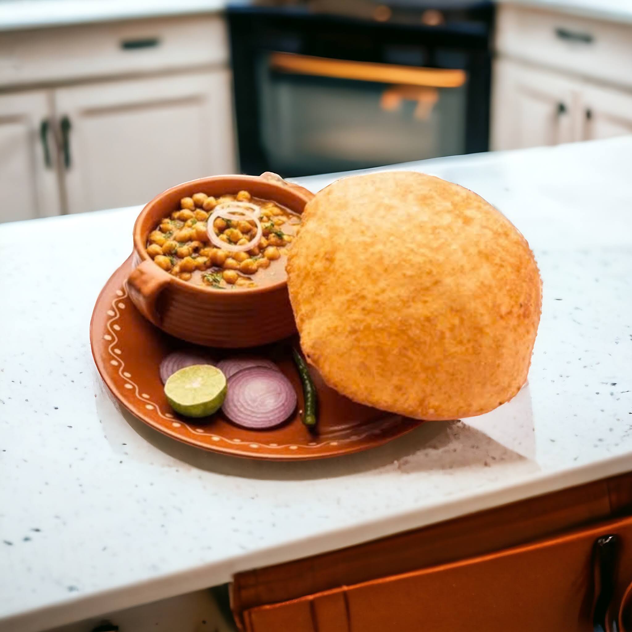  Chole Bhature 